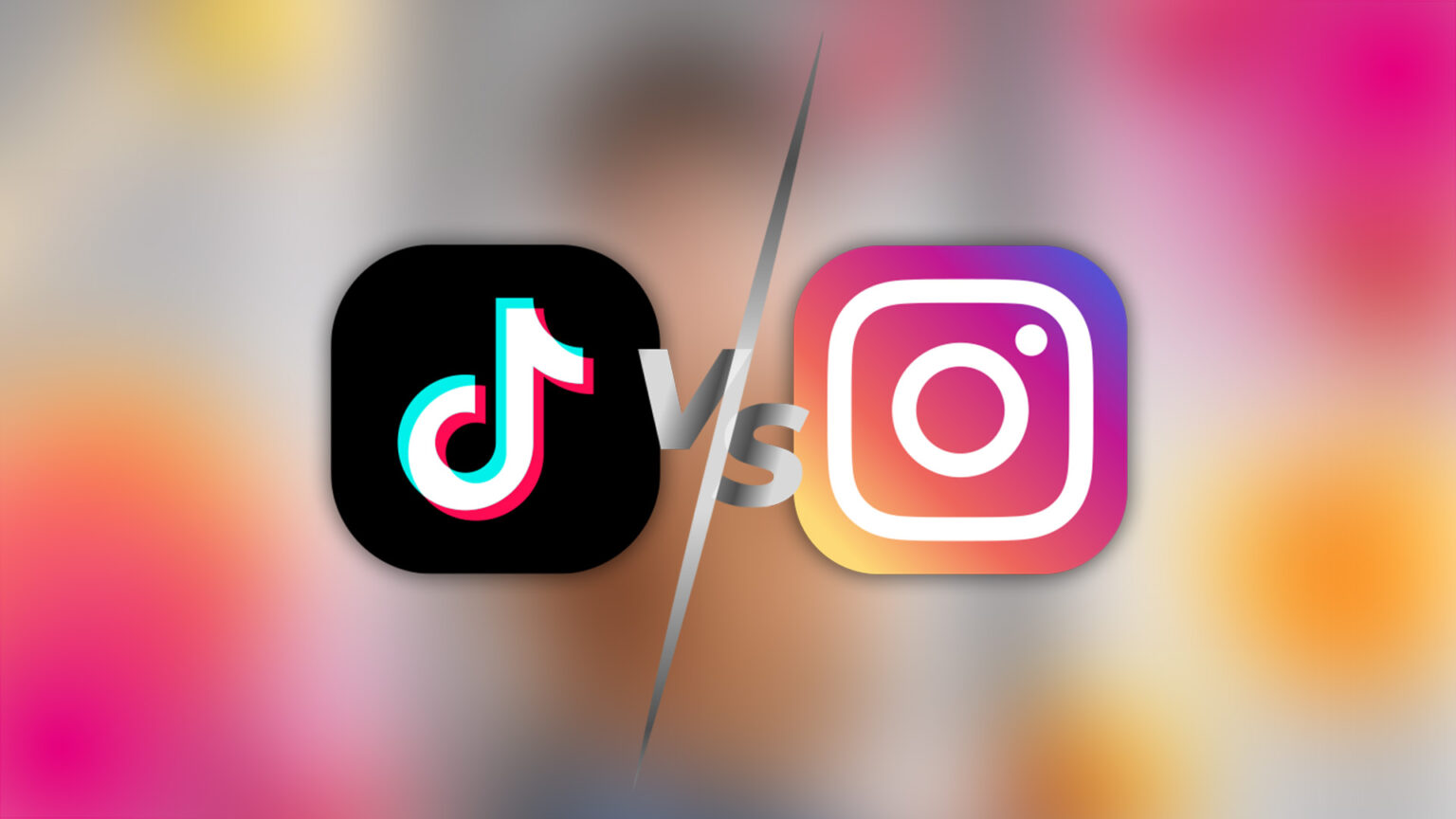 TikTok versus Instagram Reels en 2026. Comparativa de logos con fondo colorido para analizar cuál genera mejor retorno de inversión para negocios.